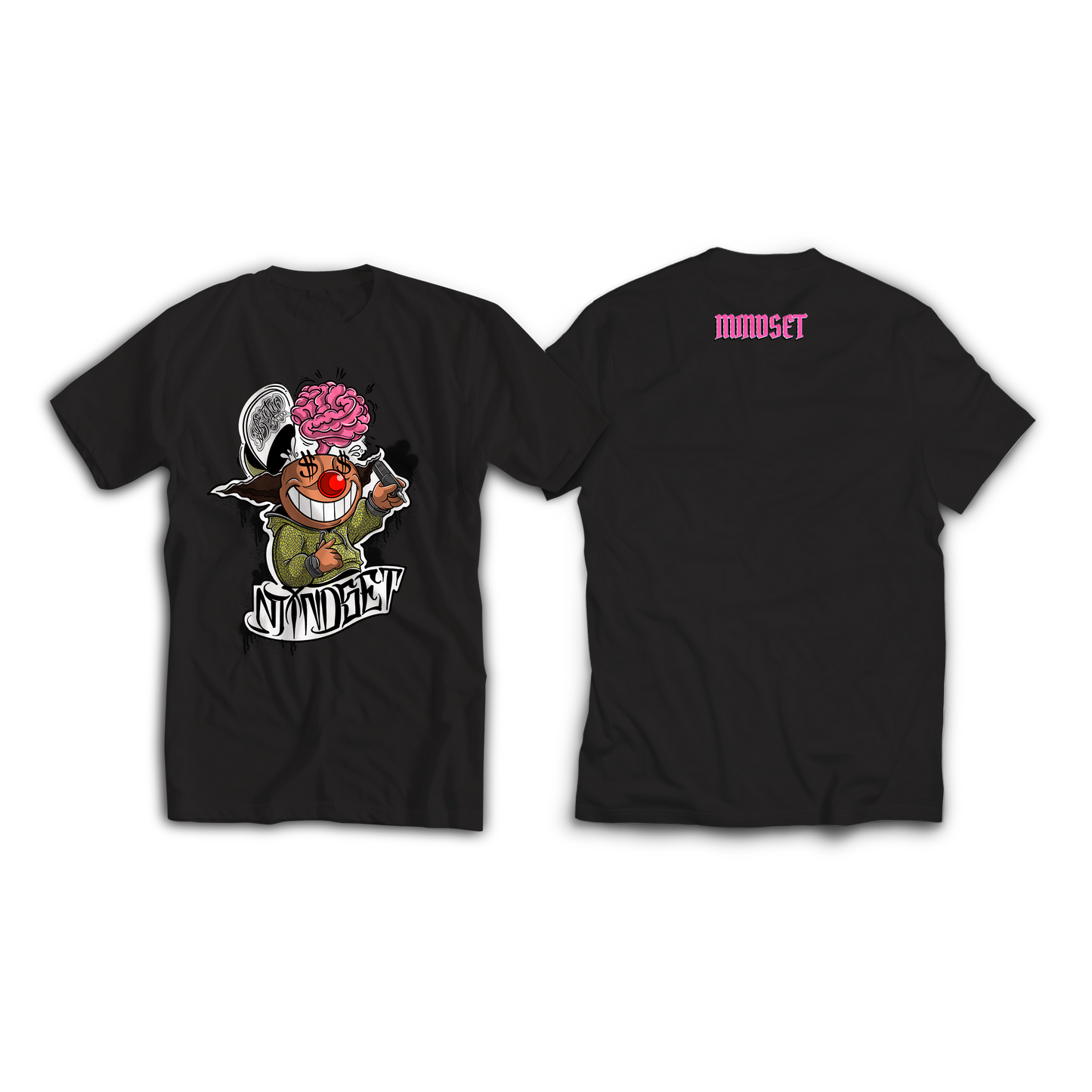 Tee-shirt MINDSET X TIBUJU Édition noir