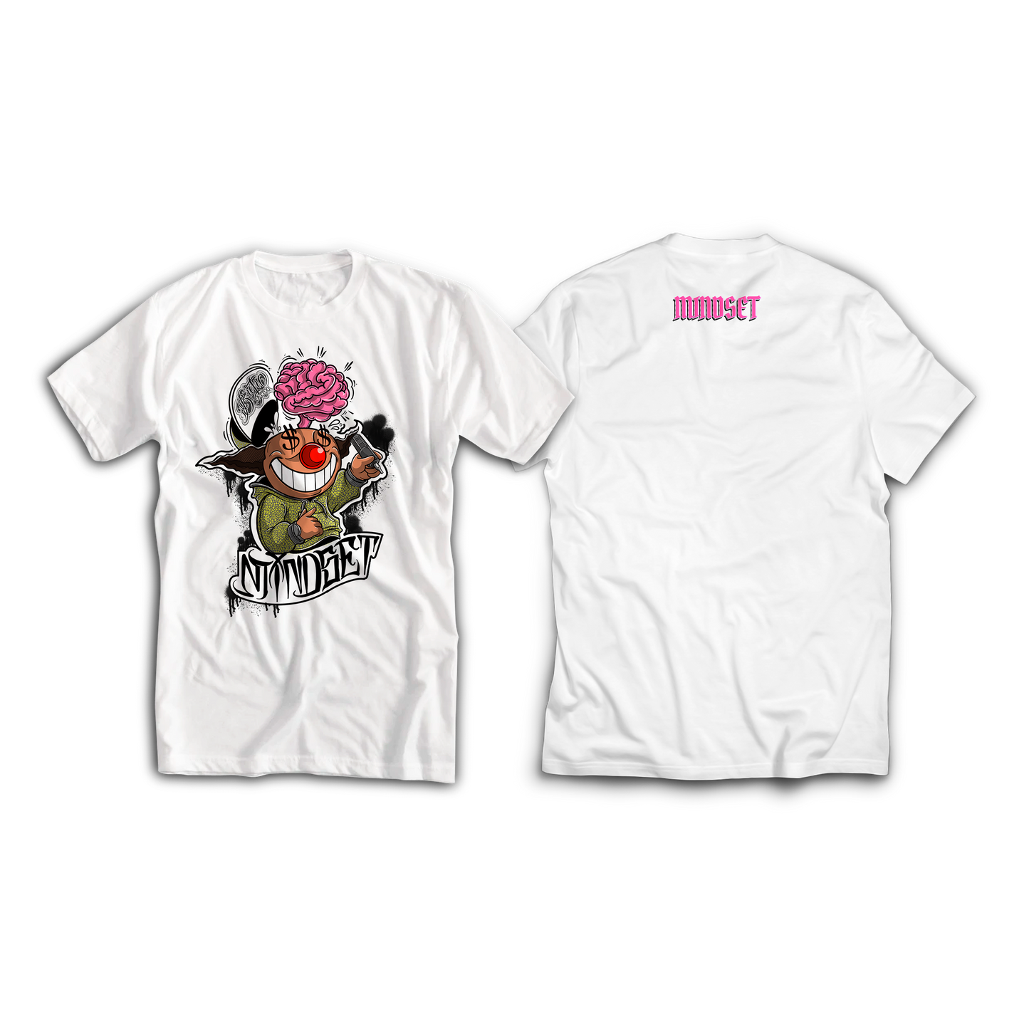 Tee-shirt MINDSET X TIBUJU Édition blanc