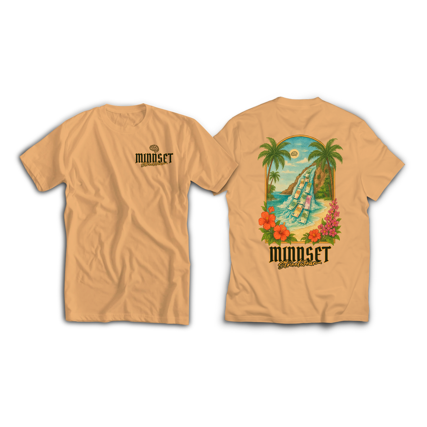 Tee-shirt MINDSET CARRIBEAN DREAM Beige II