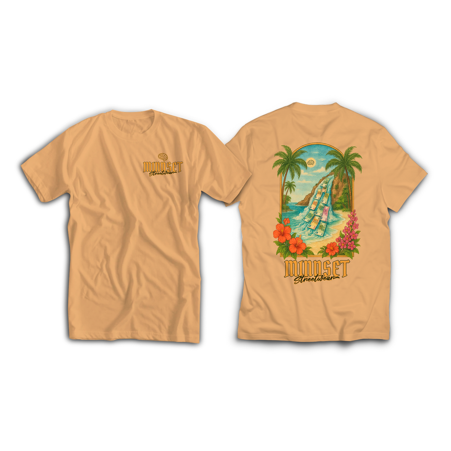 Tee-shirt MINDSET CARRIBEAN DREAM Beige I