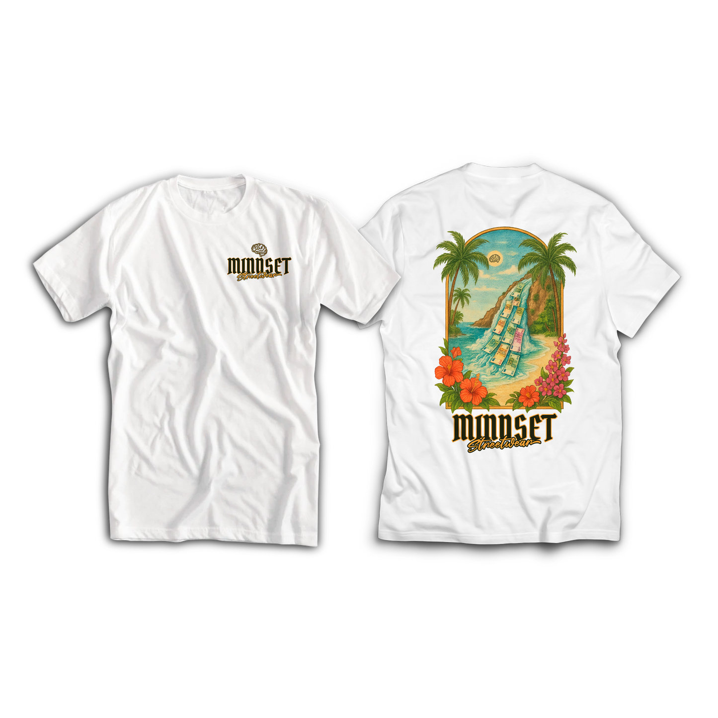 Tee-shirt MINDSET CARRIBEAN DREAM Blanc II