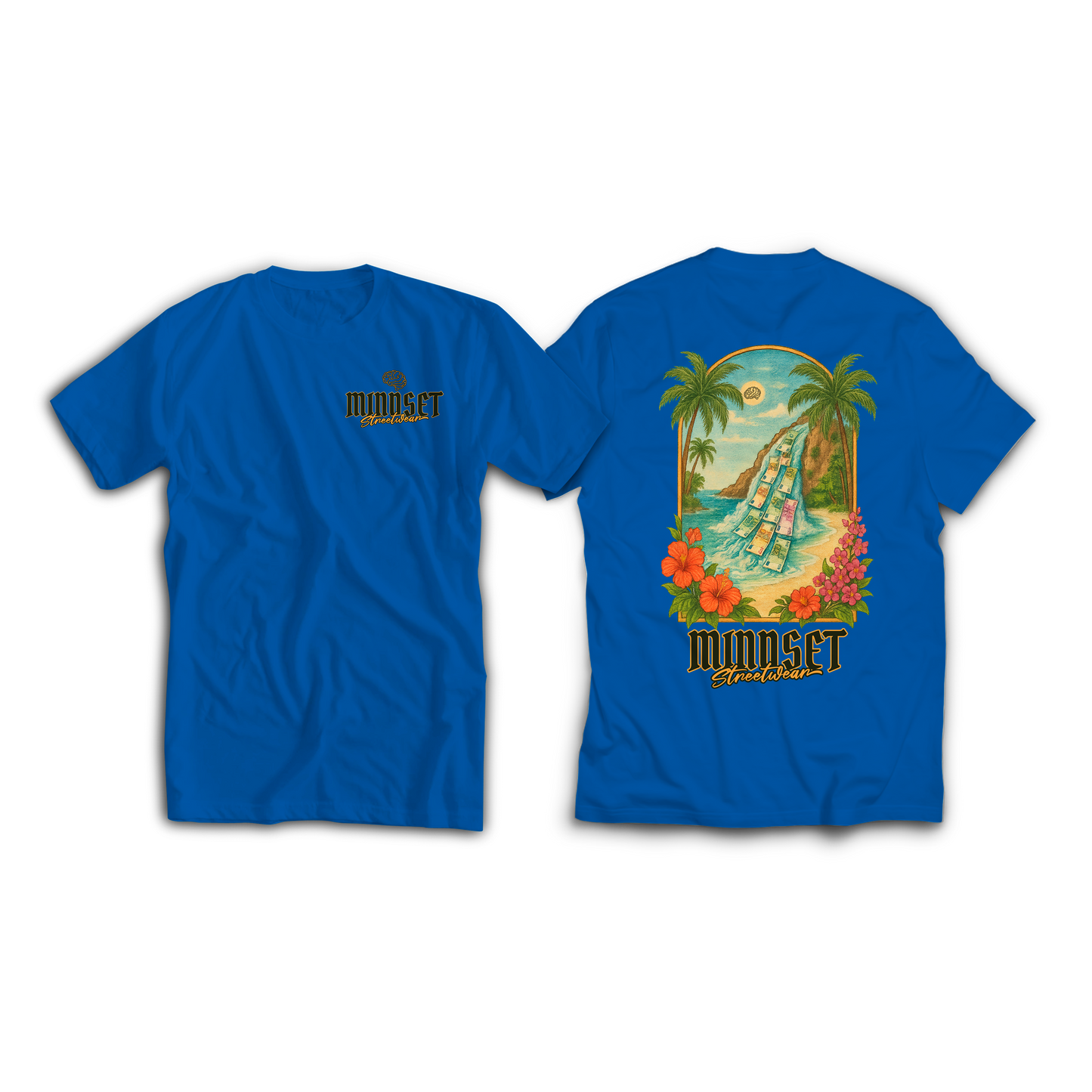Tee-shirt MINDSET CARRIBEAN DREAM Bleu II