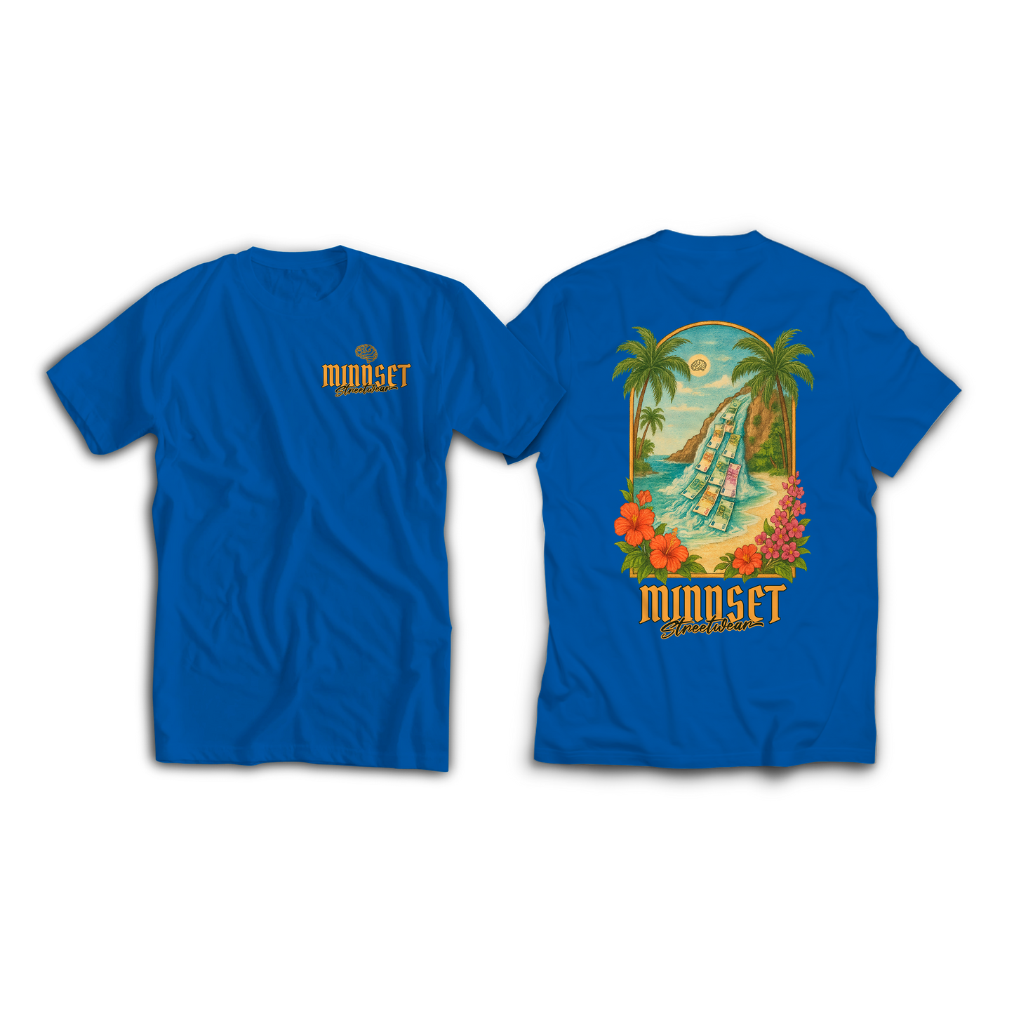 Tee-shirt MINDSET CARRIBEAN DREAM Bleu I