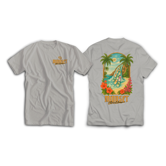 Tee-shirt MINDSET CARRIBEAN DREAM Gris I
