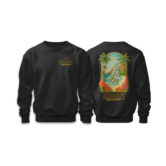 Sweat-Shirt MINDSET CARIBBEAN DREAM noir II