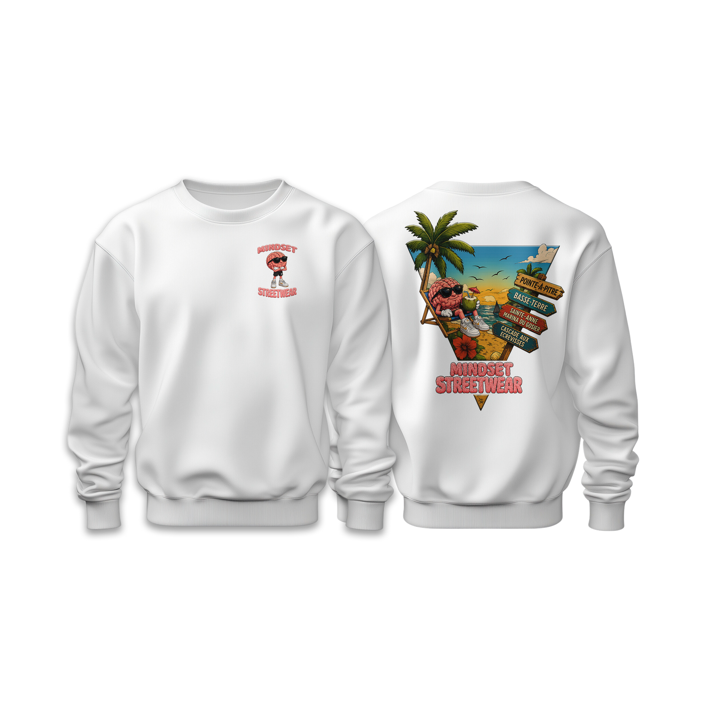 Sweat-Shirt MINDSET SUMMER 2026 blanc