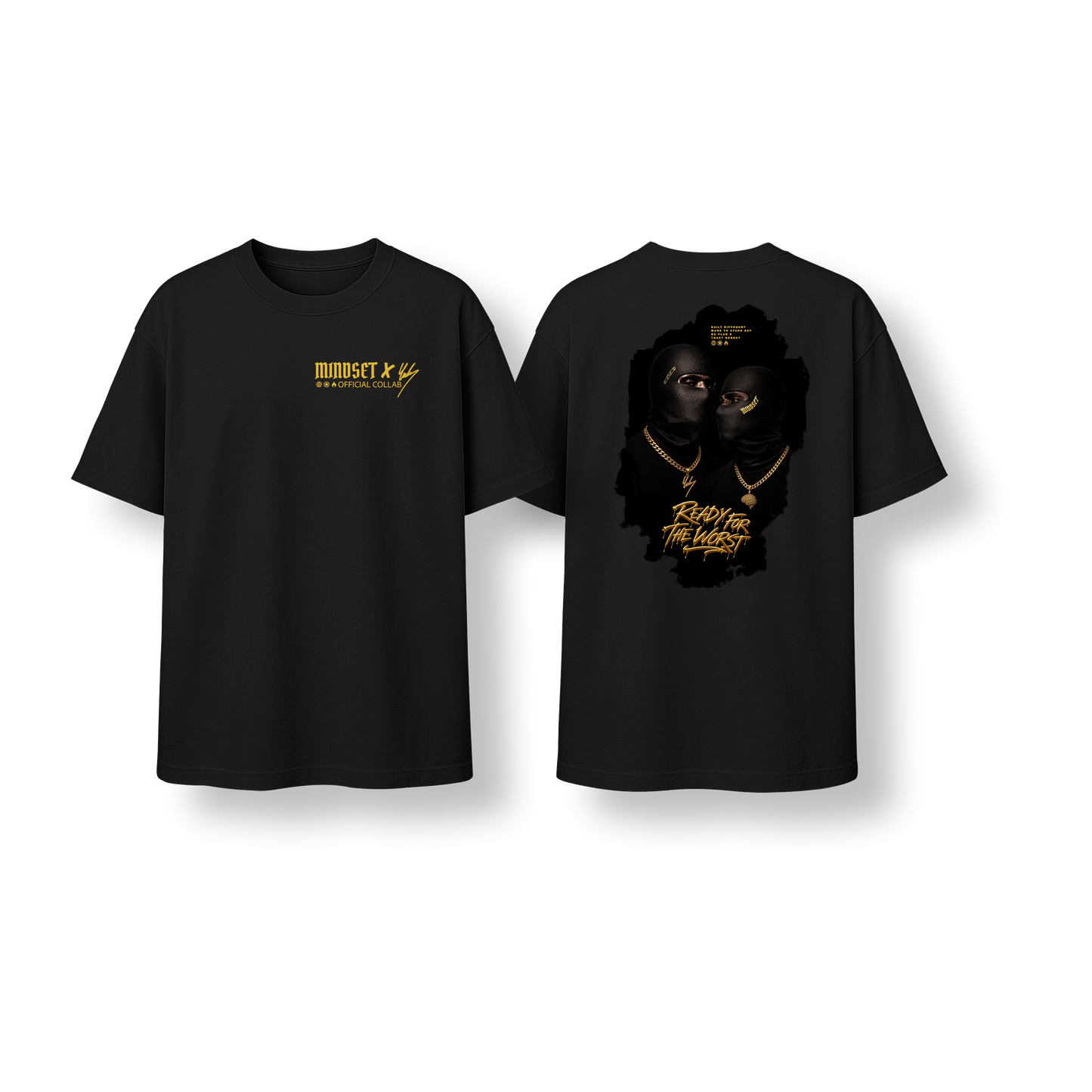 Tee-shirt MINDSET X CUB OFFICIAL COLLAB NOIR OVERSIZE