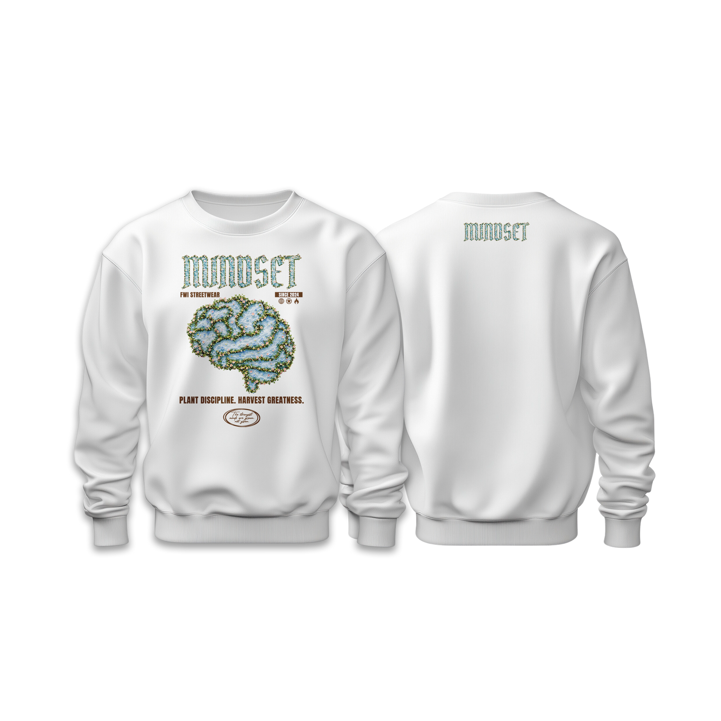 Sweat-Shirt MINDSET FWI STREETWEAR BLANC