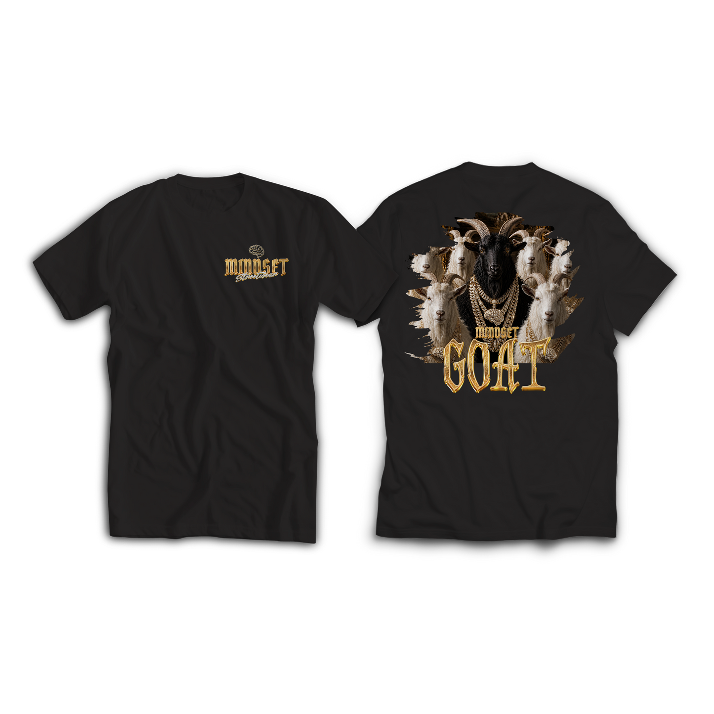 Tee-shirt MINDSET GOAT EDITION NOIR