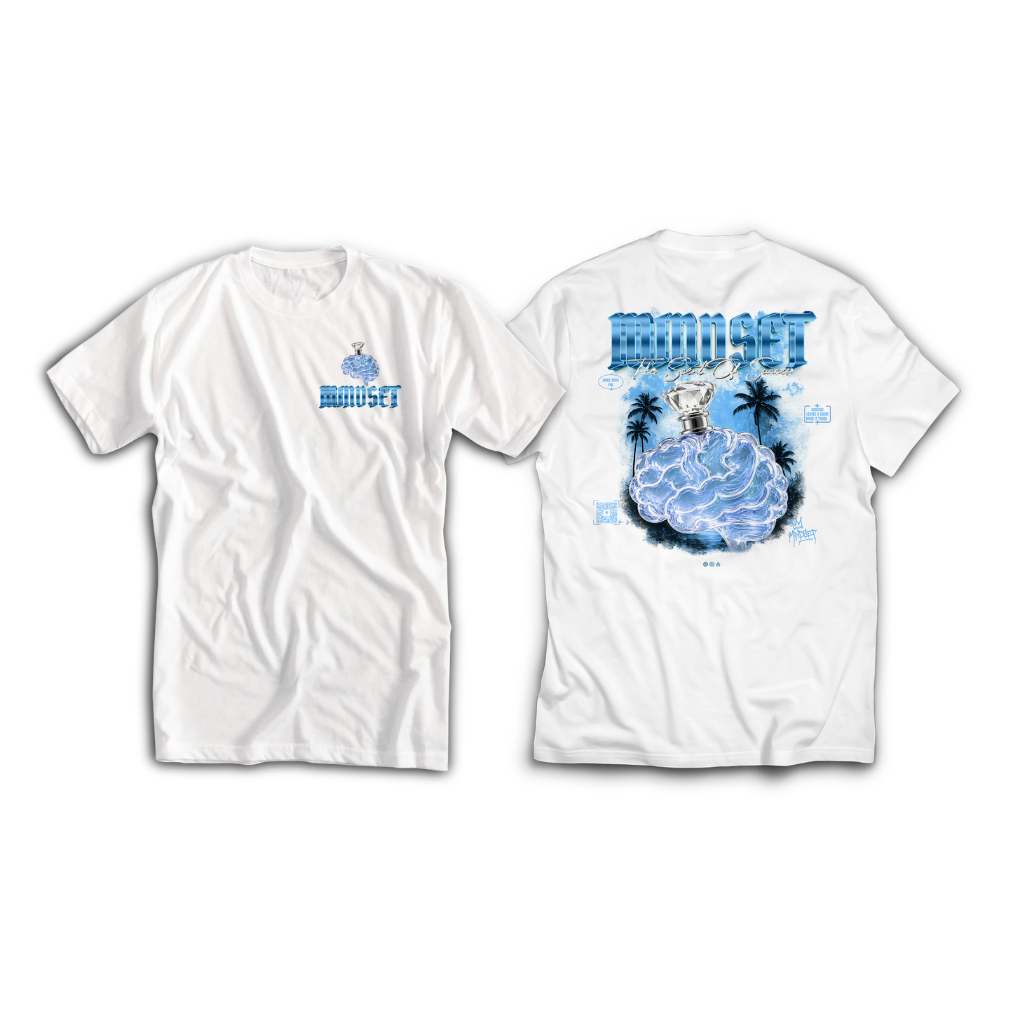 Tee-shirt MINDSET SOS EDITION BLEU&BLANC