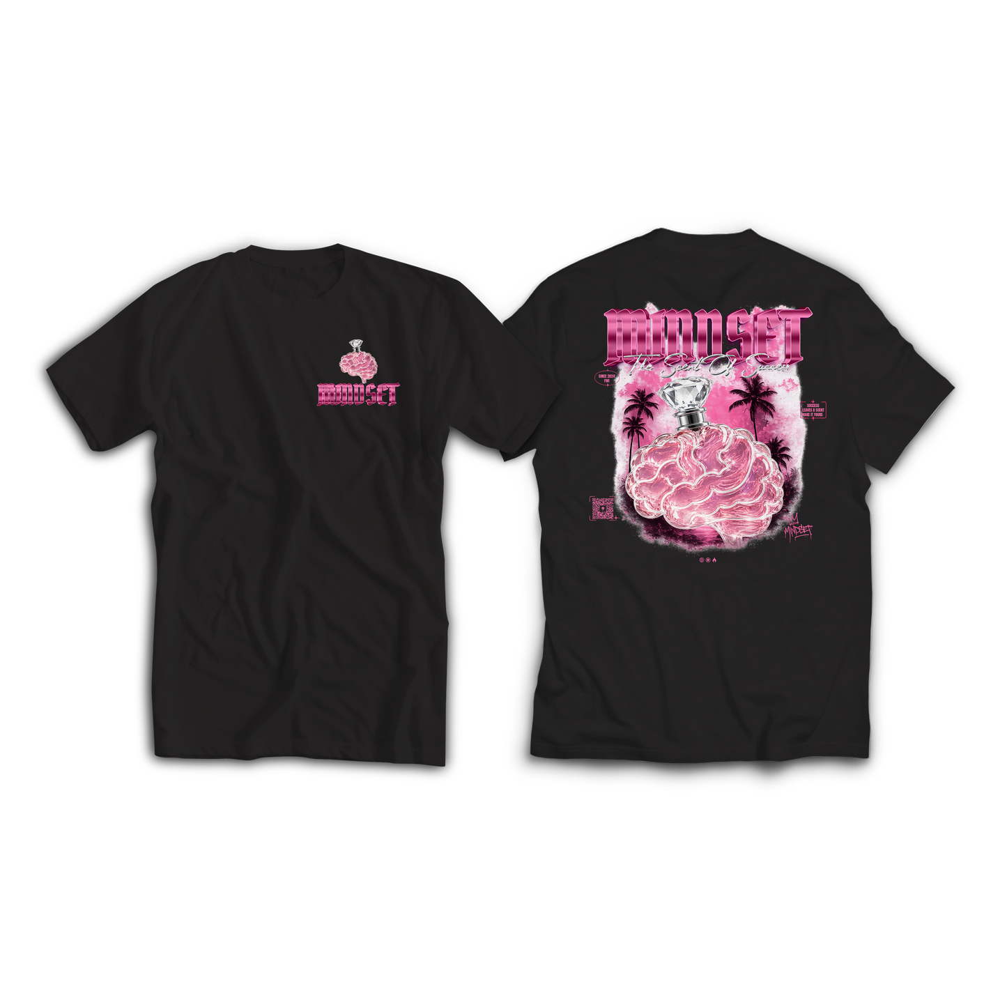 Tee-shirt MINDSET SOS EDITION ROSE&NOIR