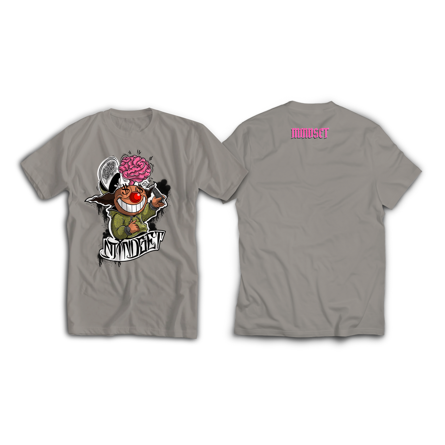 Tee-shirt MINDSET X TIBUJU Édition gris