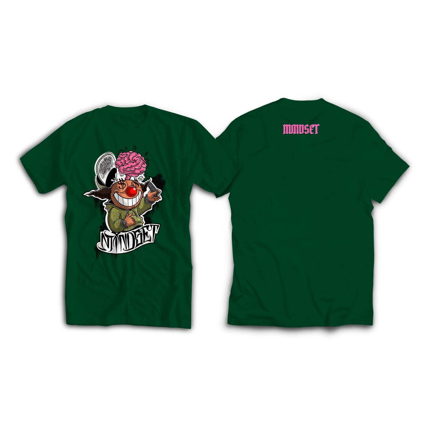 Tee-shirt MINDSET X TIBUJU Édition Vert bouteille