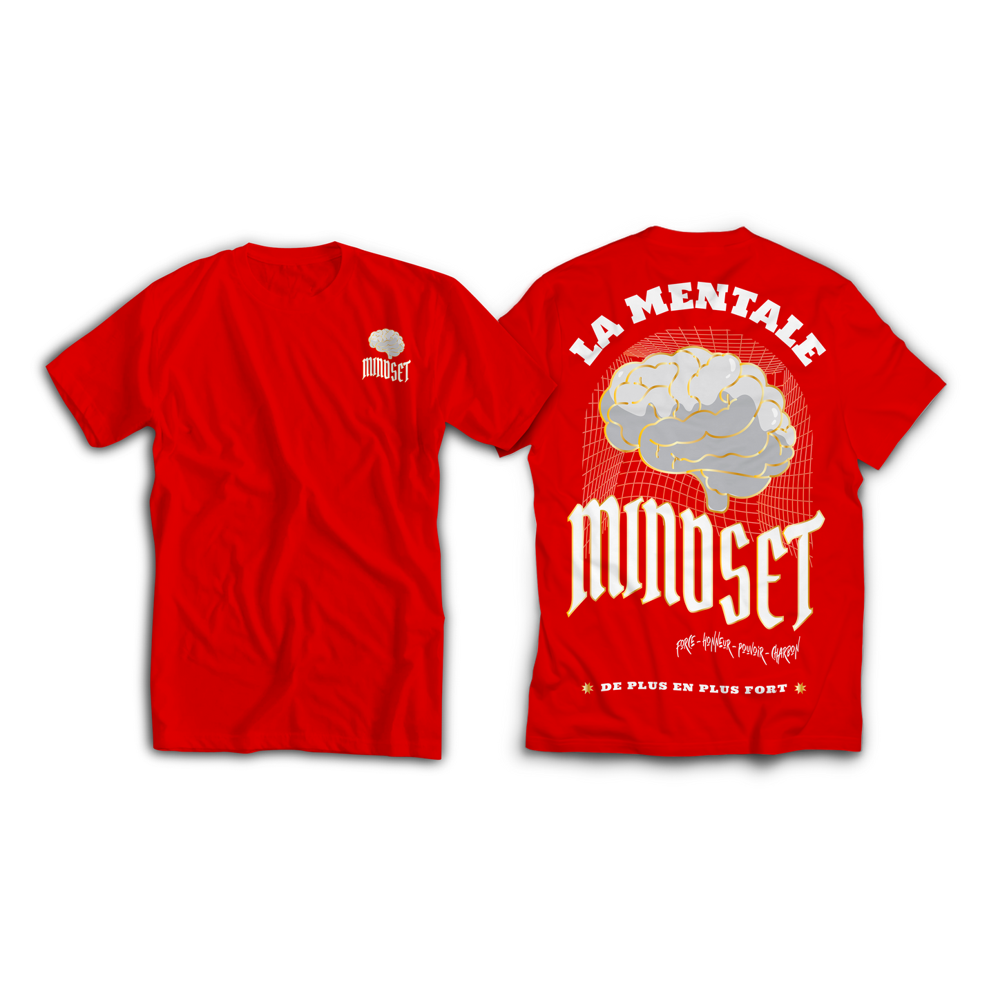 Tee-shirt MINDSET RED&WHITE