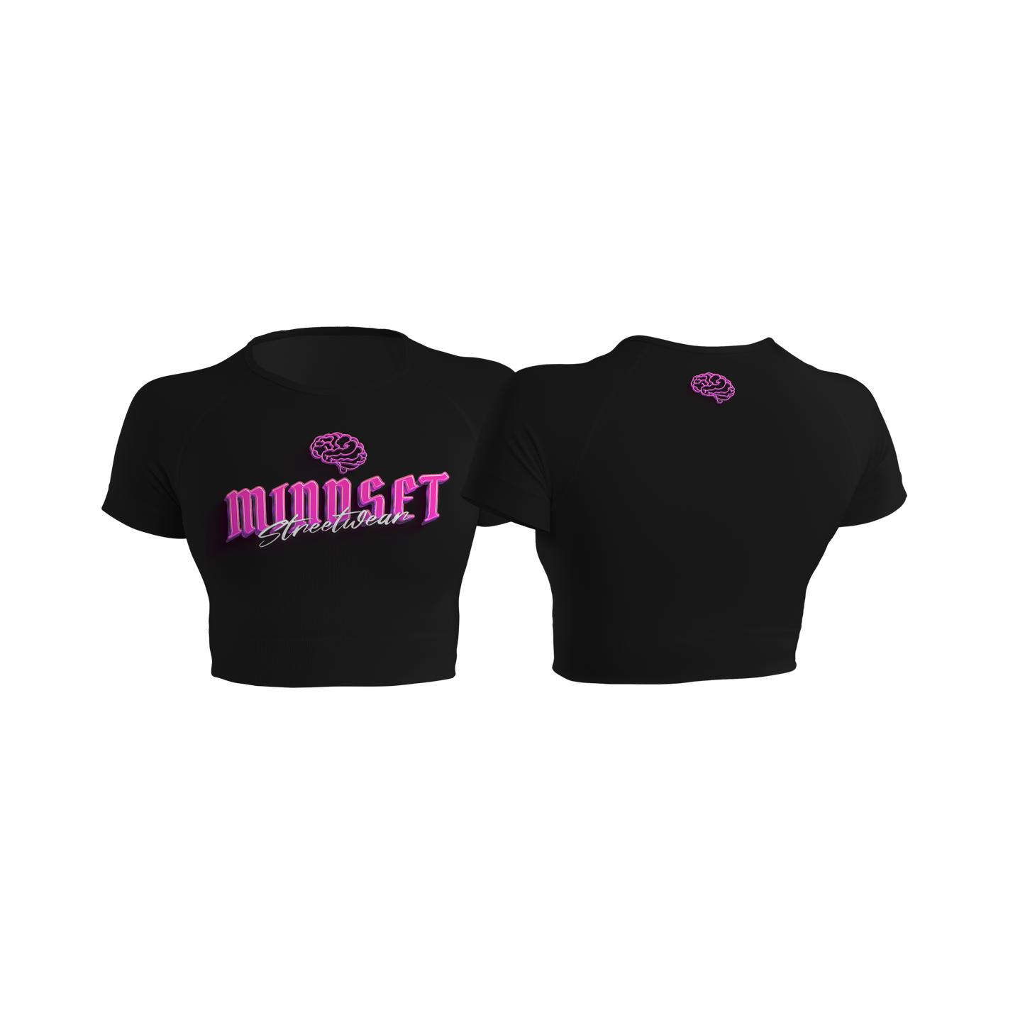 Crop-top MINDSET STREETWEAR ROSE&NOIR