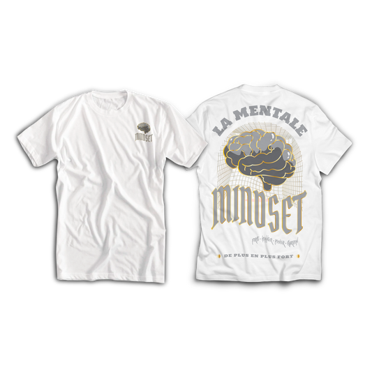 Tee-shirt MINDSET WHITE&GREY