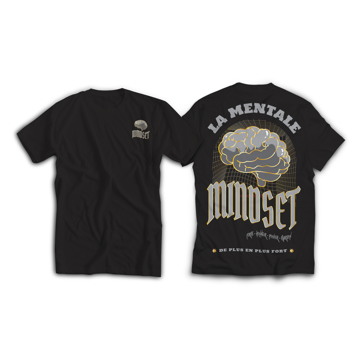 Tee-shirt MINDSET BLACK&GREY