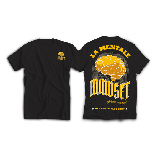 Tee-shirt MINDSET BLACK&YELLOW
