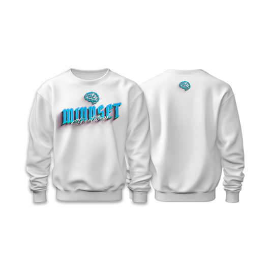Sweat-Shirt MINDSET STREETWEAR Blanc&Bleu