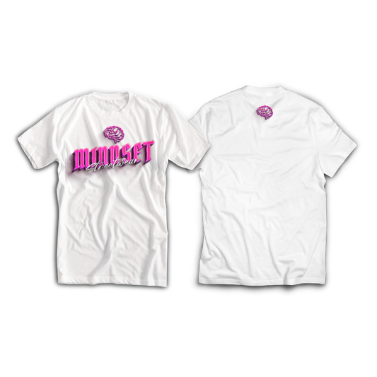 Tee-shirt MINDSET STREETWEAR Blanc&Rose