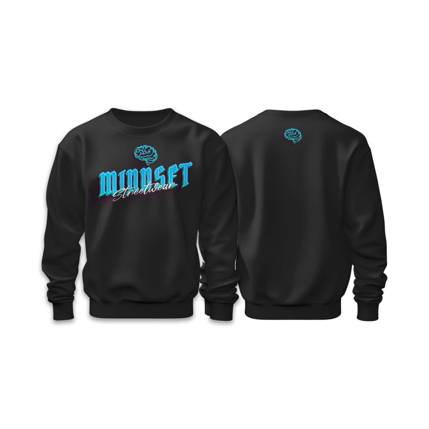 Sweat-Shirt MINDSET STREETWEAR Noir&Bleu
