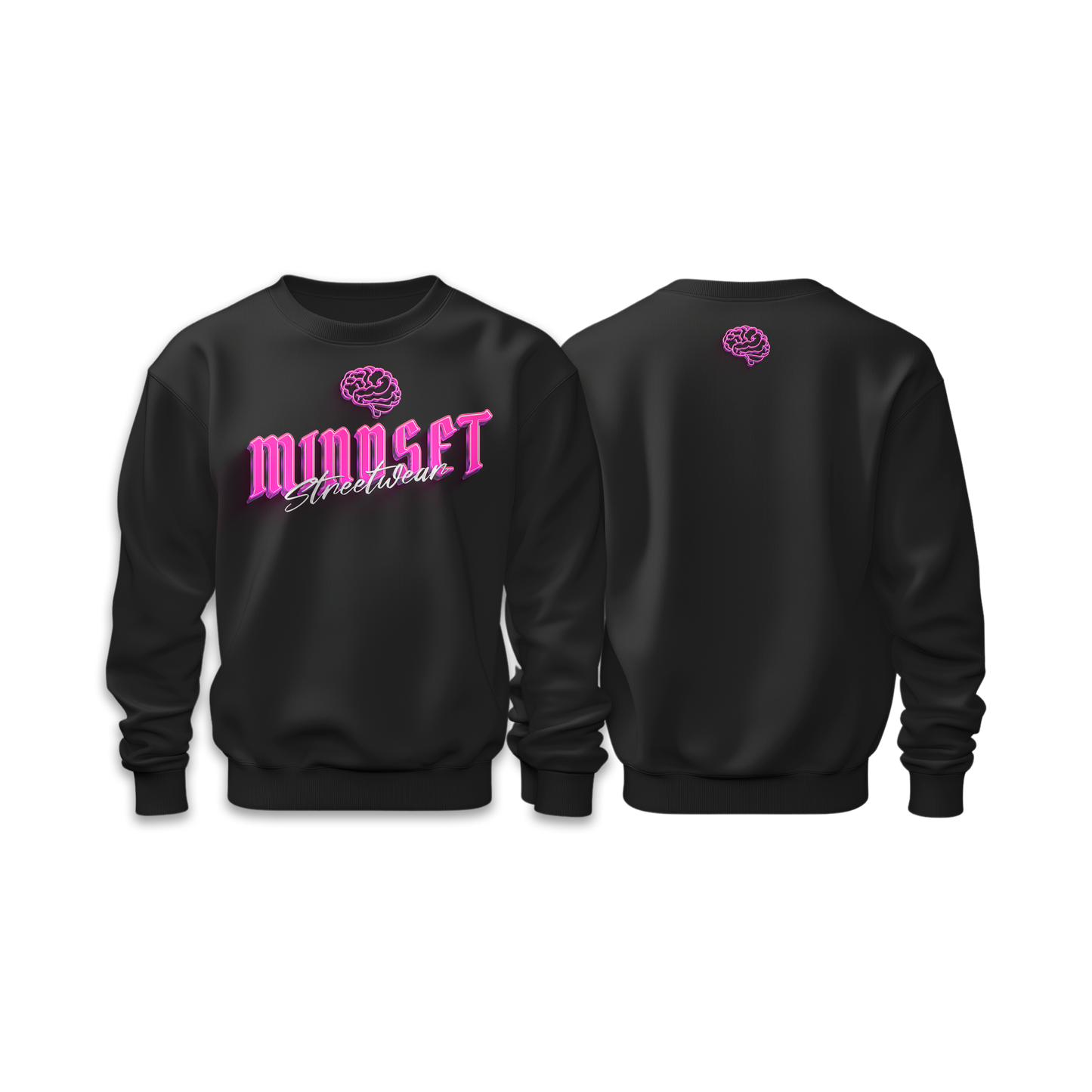 Sweat-Shirt MINDSET STREETWEAR Noir&Rose