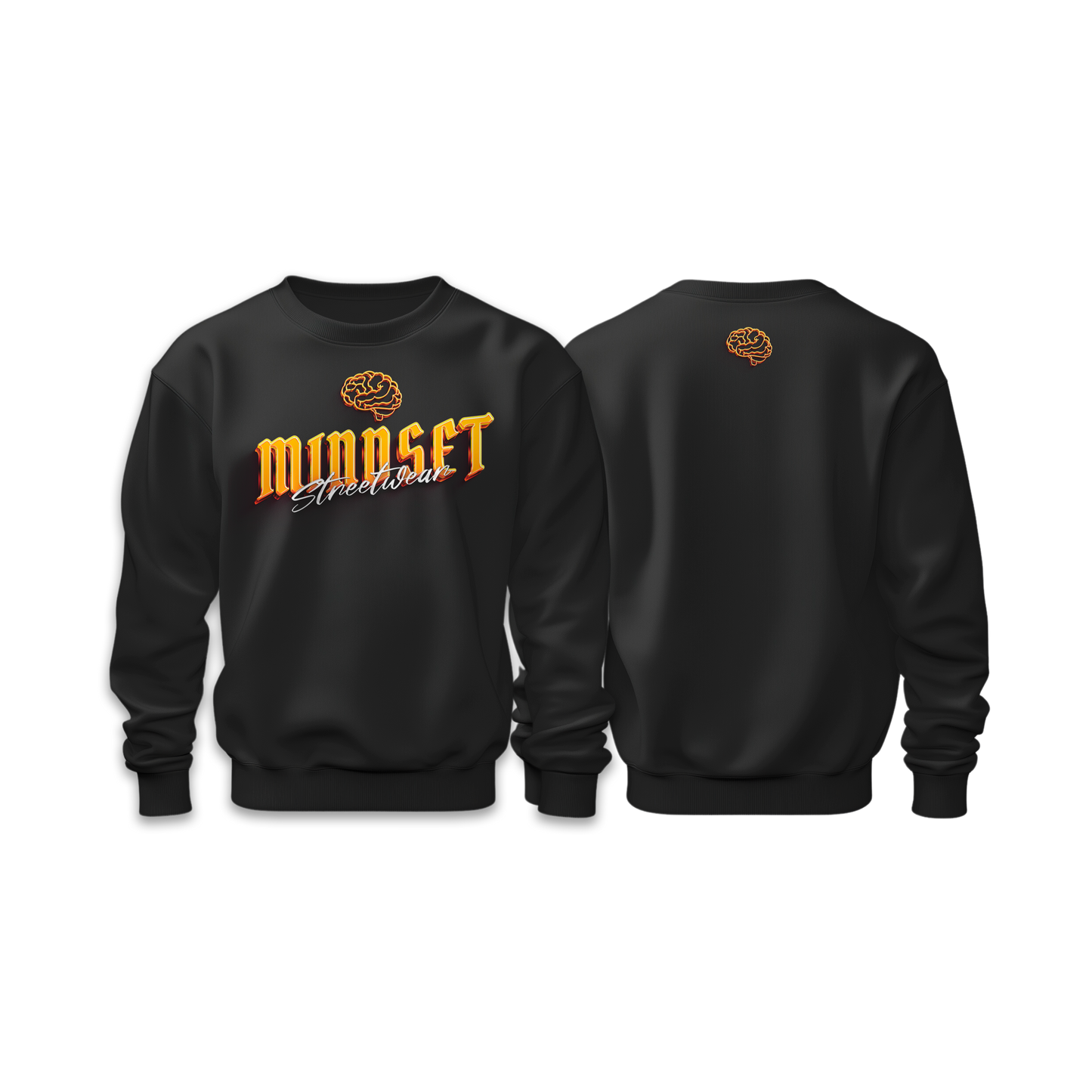 Sweat-Shirt MINDSET STREETWEAR noir