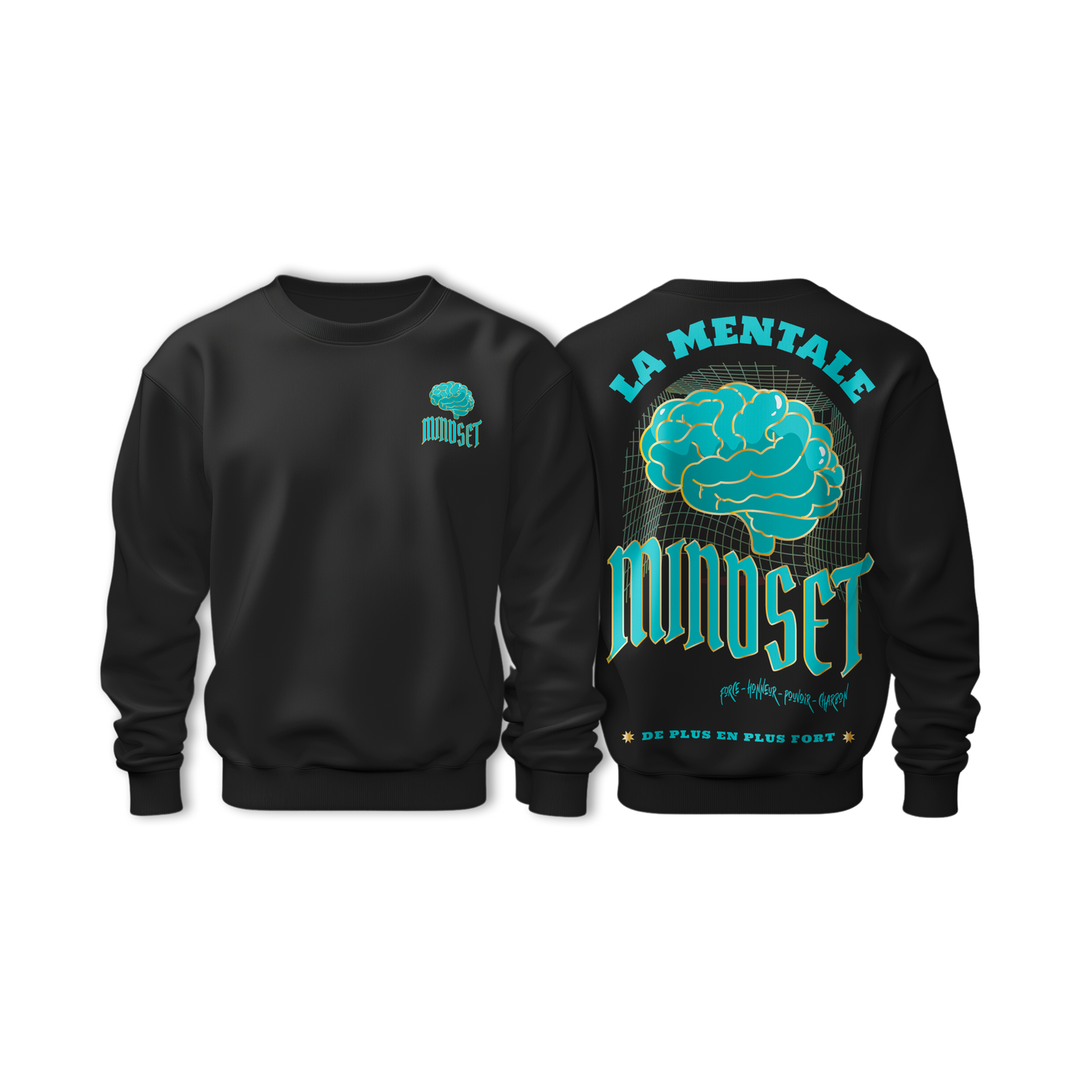 Sweat-Shirt MINDSET Black&Blue 2