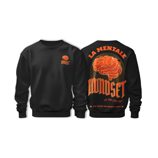 Sweat-Shirt MINDSET Black&Orange