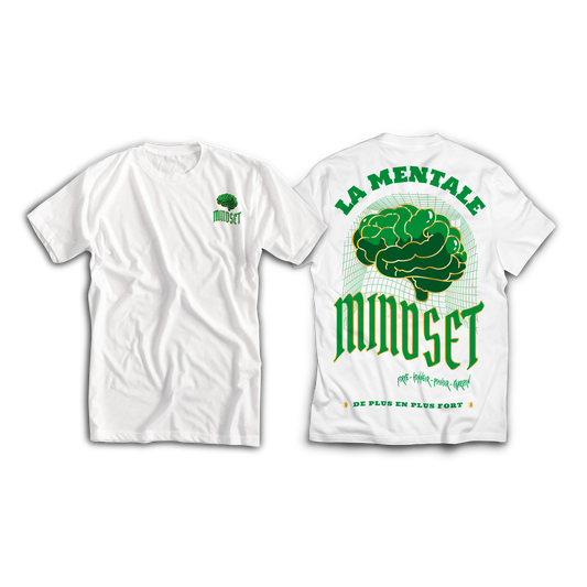 Tee-shirt MINDSET WHITE&GREEN