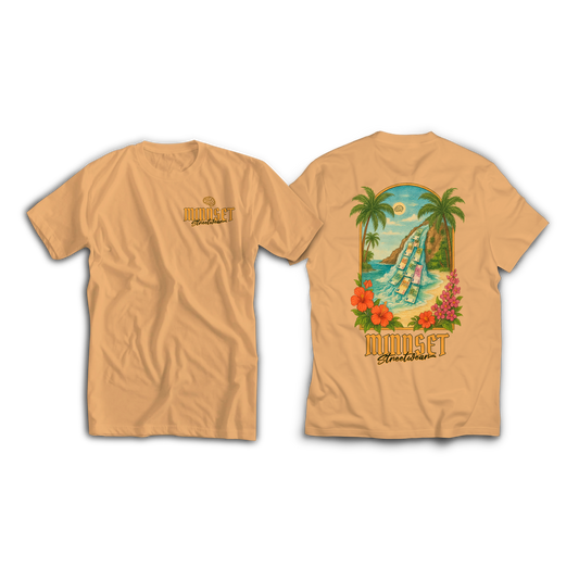 Tee-shirt MINDSET CARRIBEAN DREAM Beige I