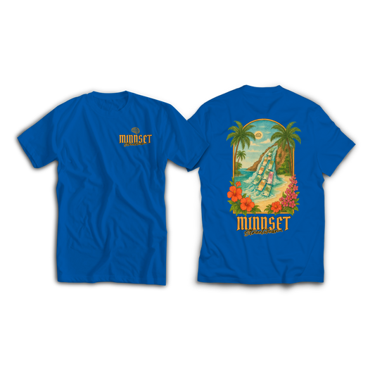 Tee-shirt MINDSET CARRIBEAN DREAM Bleu I