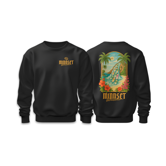 Sweat-Shirt MINDSET CARIBBEAN DREAM noir I