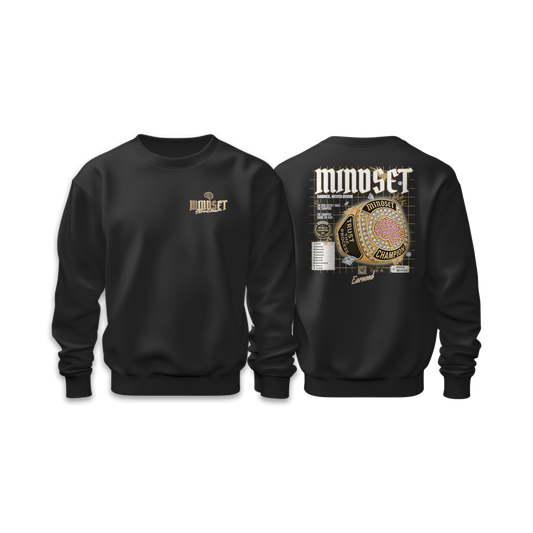 Sweat-Shirt MINDSET CHAMPION RING NOIR