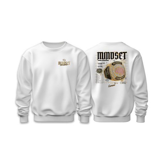 Sweat-Shirt MINDSET CHAMPION RING BLANC