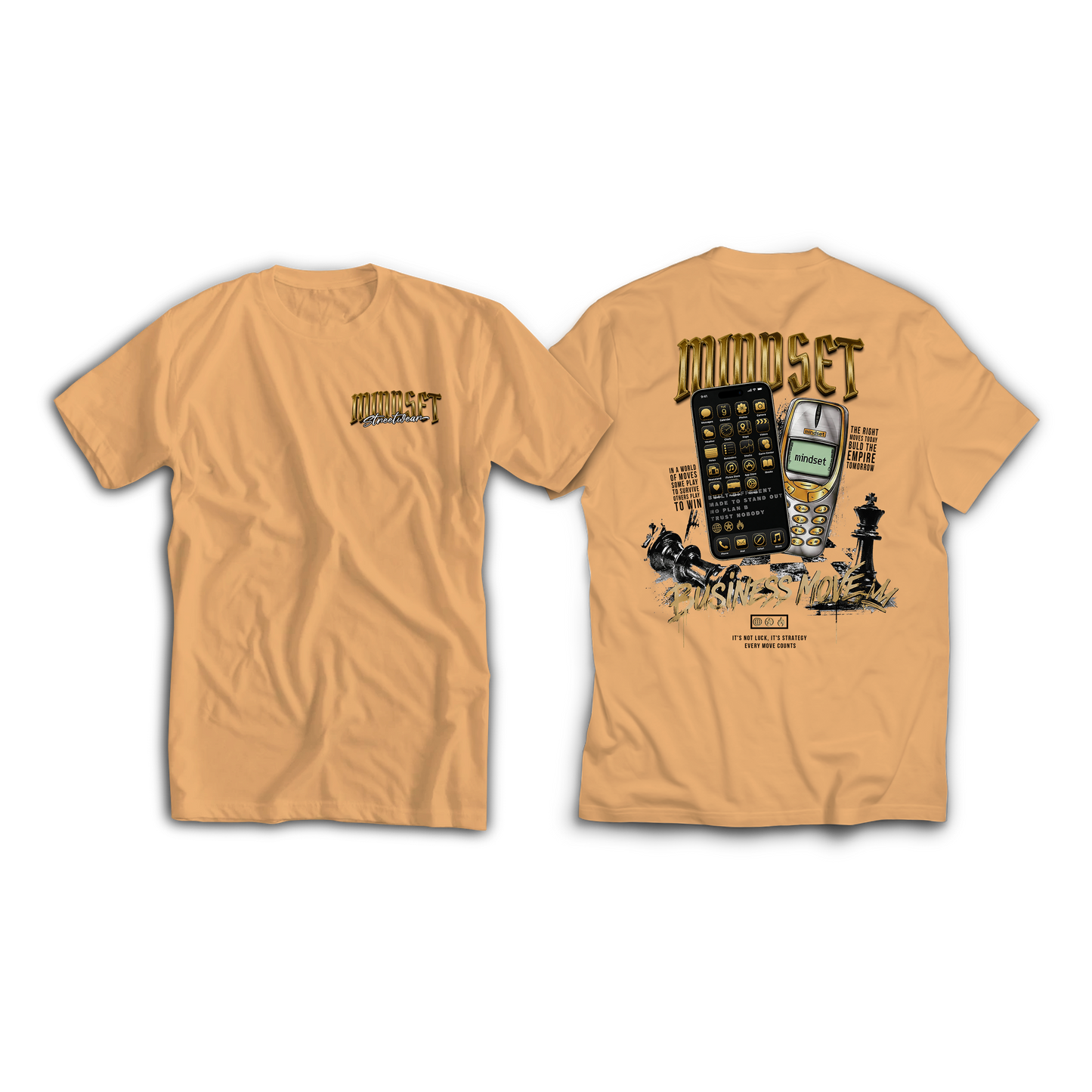 Tee-shirt MINDSET 2 PHONES EDITION BEIGE