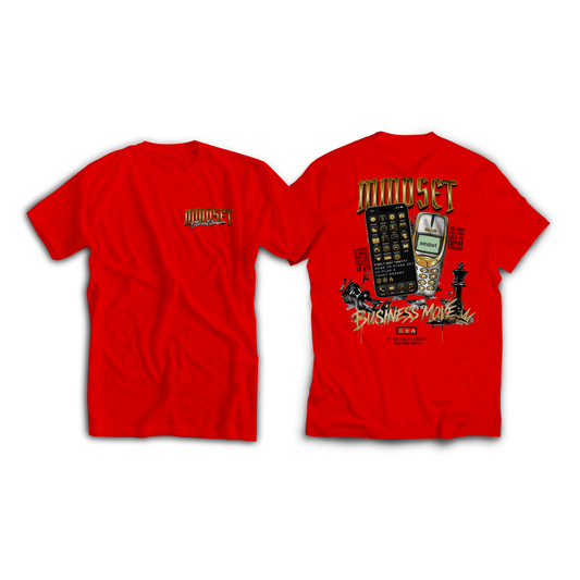 Tee-shirt MINDSET 2 PHONES EDITION ROUGE