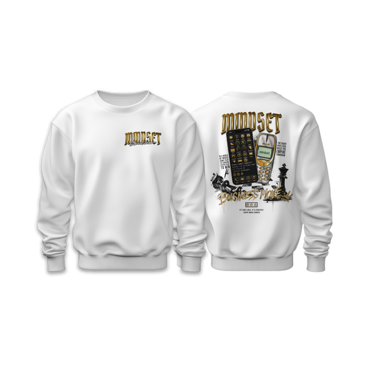 Sweat-Shirt MINDSET 2 PHONES EDITION BLANC