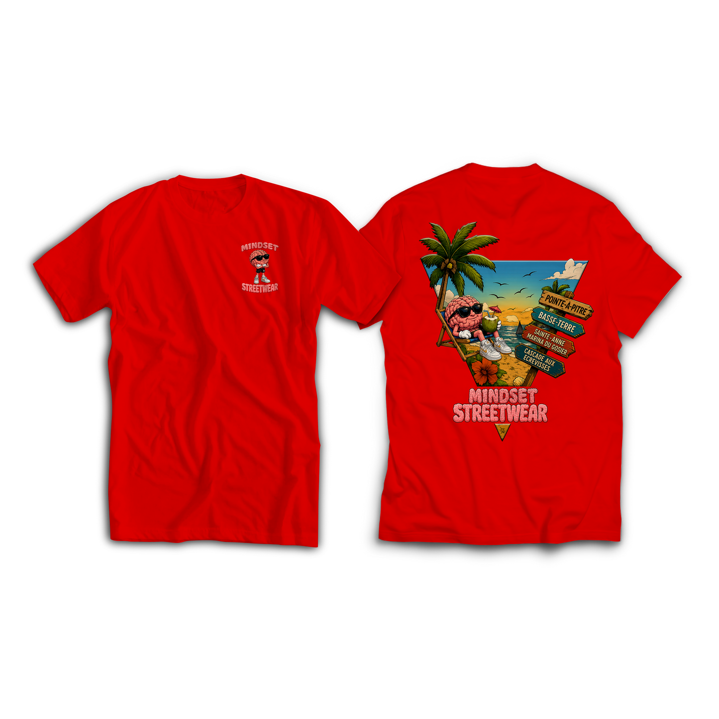 Tee-shirt MINDSET SUMMER 2026 ROUGE