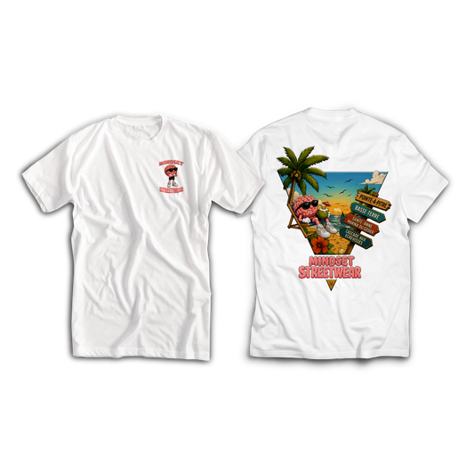 Tee-shirt MINDSET SUMMER 2026 BLANC