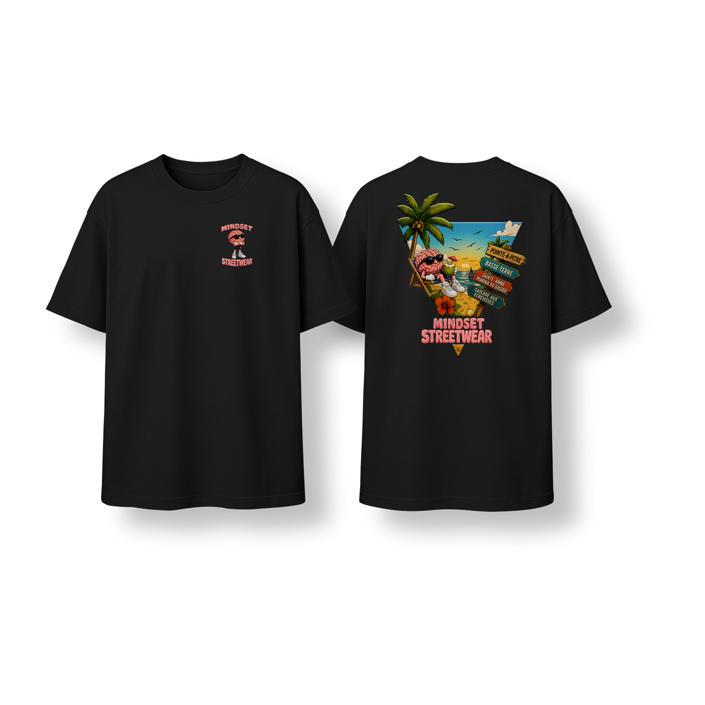 Tee-shirt MINDSET SUMMER 2026 OVERSIZE NOIR