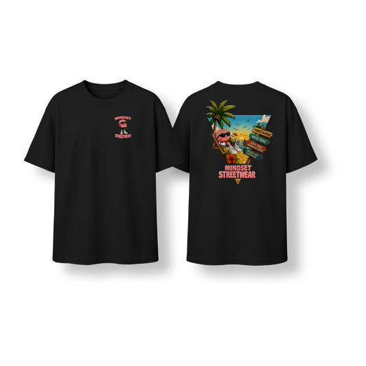 Tee-shirt MINDSET SUMMER 2026 OVERSIZE NOIR