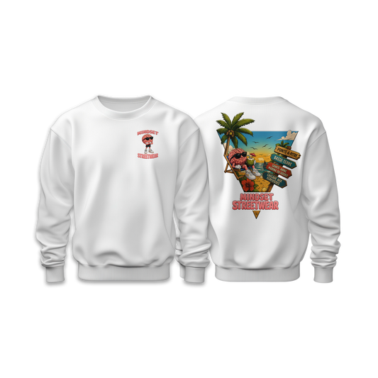 Sweat-Shirt MINDSET SUMMER 2026 blanc