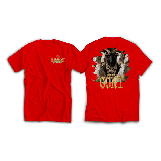 Tee-shirt MINDSET GOAT EDITION ROUGE