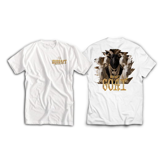 Tee-shirt MINDSET GOAT EDITION BLANC
