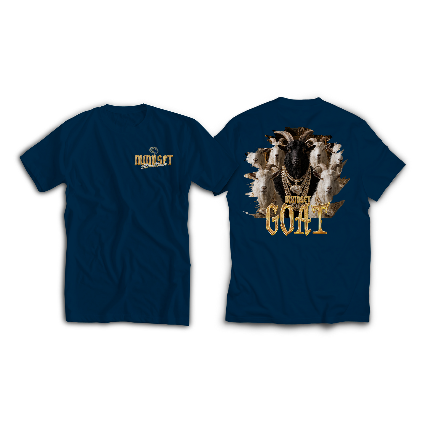 Tee-shirt MINDSET GOAT EDITION BLEU MARINE
