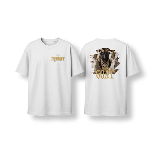 Tee-shirt MINDSET GOAT EDITION OVERSIZE BLANC