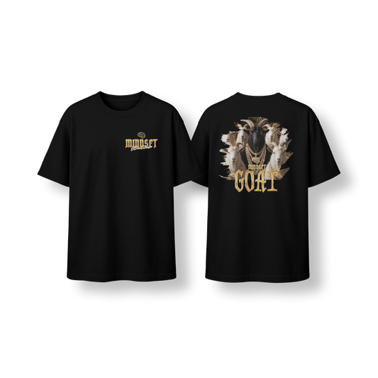 Tee-shirt MINDSET GOAT EDITION OVERSIZE NOIR