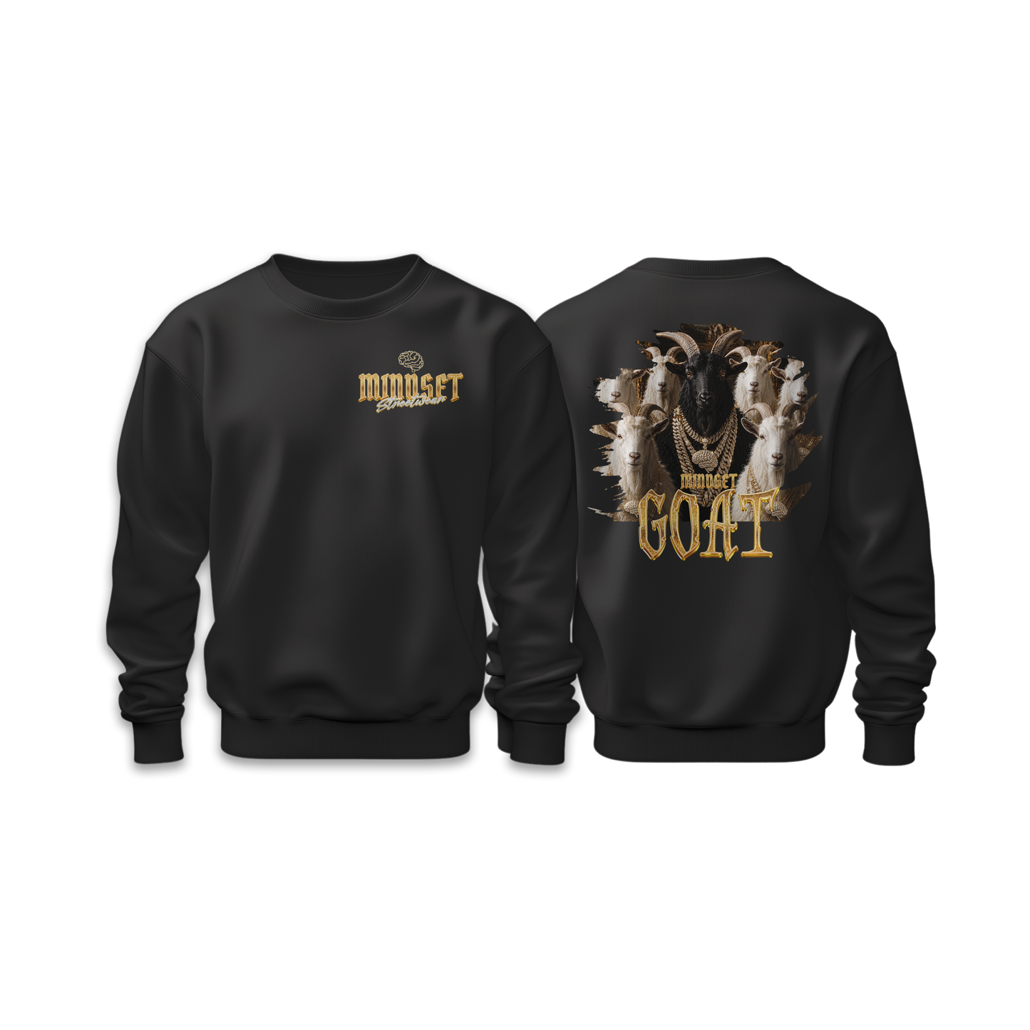 Sweat-Shirt MINDSET GOAT EDITION NOIR
