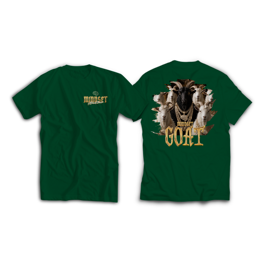 Tee-shirt MINDSET GOAT EDITION VERT BOUTEILLE